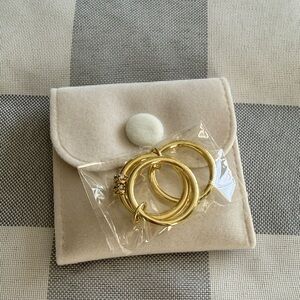 NWT CHESKY Chunky Stackable Gold Rings Size 9